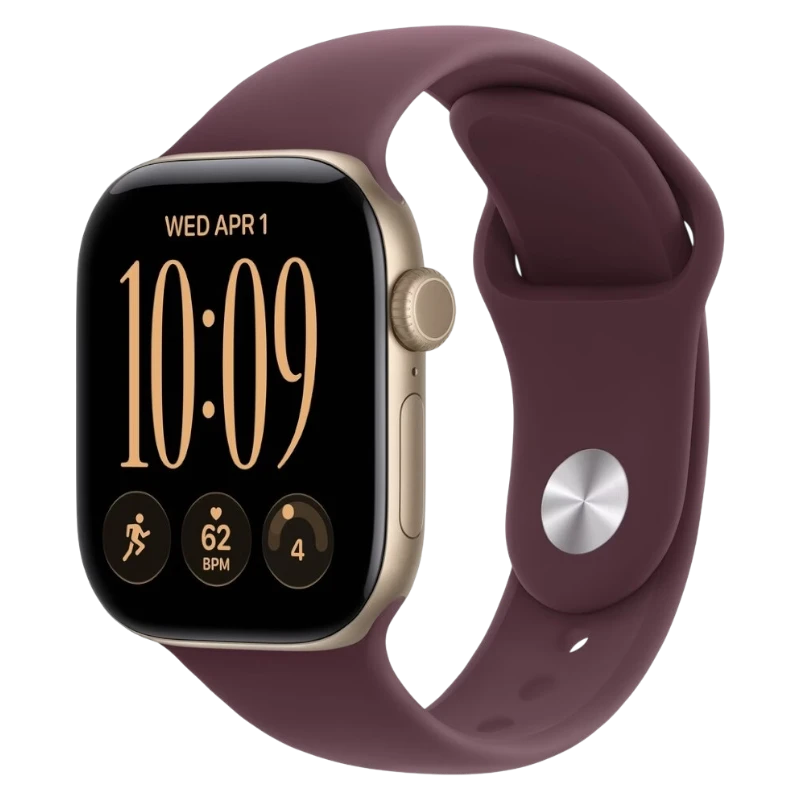 Apple Watch S12 Aluminum Case 42mm Light Gold