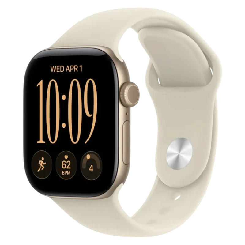 Apple Watch S12 Aluminum Case 42mm Light Gold