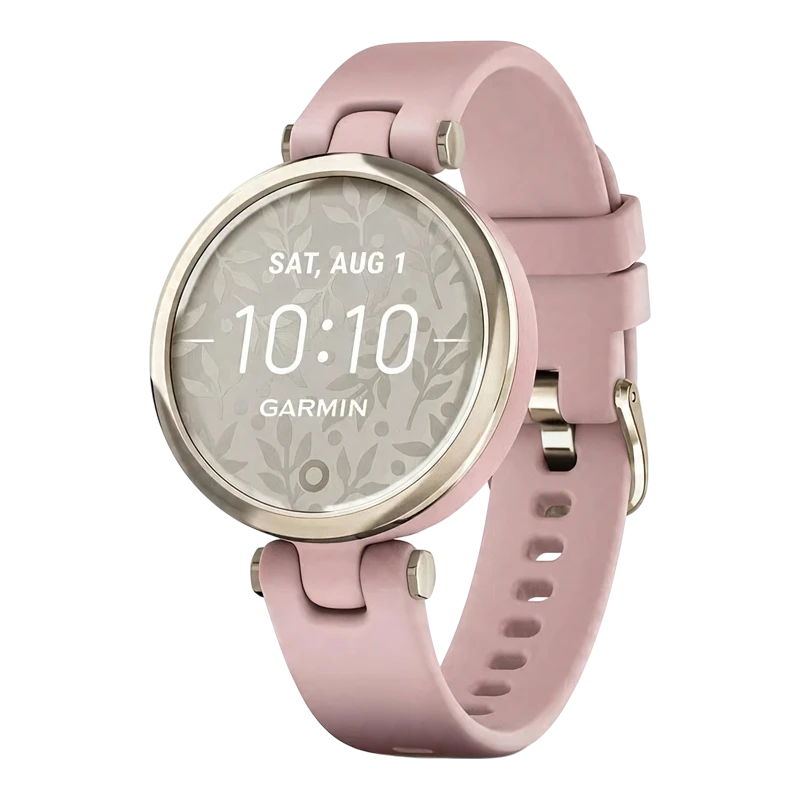 Garmin Lily Sport Cream Gold, Dust Rose band