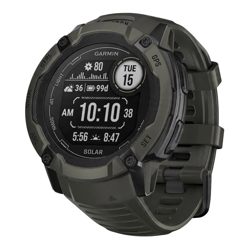 Garmin Instinct 2X Solar темно-зеленый
