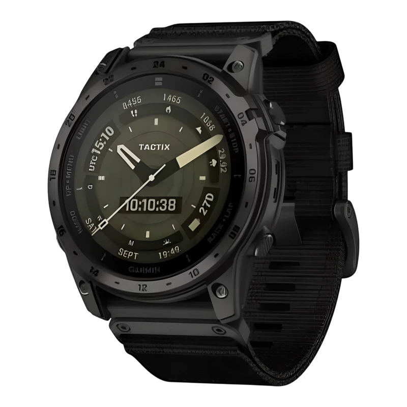 Garmin Tactix 7 AMOLED Edition, черный нейлоновый ремешок