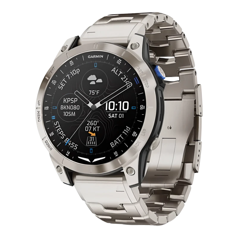 Garmin D2 Mach 1 с титановым браслетом